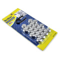 20 + 1PCS ABS plástico Hex Wheel Bolt Topper Caps Set